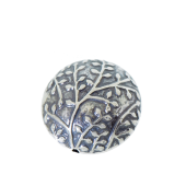 Sterling Silver Saucer Batik Bead - BB2515