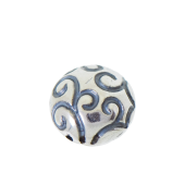 Sterling Silver Saucer Bead - BB2516