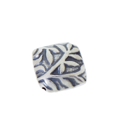 Sterling Silver Square Shape Bead - BB2503