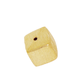 Vermeil Gold-Plated Cube Brushed Bead - BH1810-x10mm-V