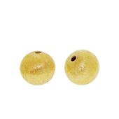 Vermeil Gold-Plated Round Brushed Bead - BH1801-8mm-V