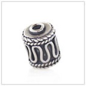 Sterling Silver Barrel Bead - BL1313