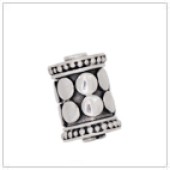 Sterling Silver Barrel Bead - BL1315