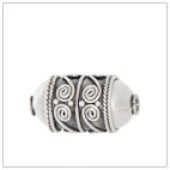 Sterling Silver Barrel Bead - BL1319