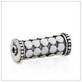 Sterling Silver Barrel Bead - BL1332