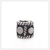 Sterling Silver Barrel Bead - BL1334