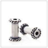 Sterling Silver Pipe Bead - BL1302