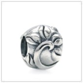 Sterling Silver Bali Large Hole Bead - BL6003