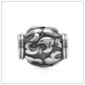 Sterling Silver Bali Large Hole Bead - BL6007