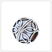 Sterling Silver Bali Large Hole Bead - BL6017
