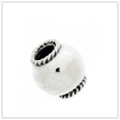 Sterling Silver Bali Large Hole Bead - BL6031