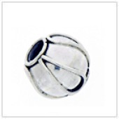 Sterling Silver Bali Large Hole Bead - BL6043