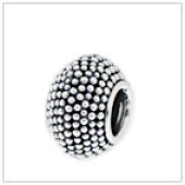 Sterling Silver Bali Large Hole Bead - BL6045