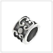 Sterling Silver Bali Large Hole Bead - BL6054