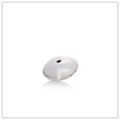 Sterling Silver Plain Saucer Bead - BP1702