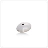 Sterling Silver Plain Saucer Bead - BP1703