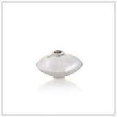 Sterling Silver Plain Saucer Bead - BP1711