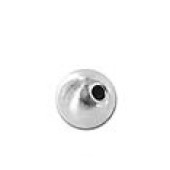 Sterling Silver Plain Seamless Bead - BS2106