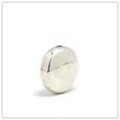 Sterling Silver Plain Tablet Bead - BP1727