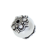 Sterling Silver Bali Round Beads - BR1106