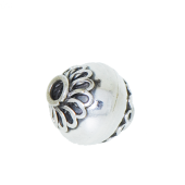Sterling Silver Bali Round Beads - BR1120