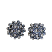 Sterling Silver Bali Round Beads - BR1147