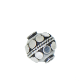 Sterling Silver Bali Round Beads - BR1182