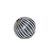 Sterling Silver Bali Round Beads - BR1955S