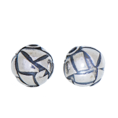 Sterling Silver Bali Round Beads - BR1957