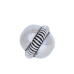 Sterling Silver Bali Round Beads - BR1960