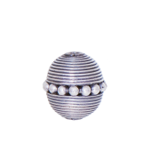 Sterling Silver Bali Round Beads - BR1970