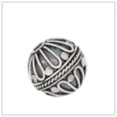 Sterling Silver Bali Round Beads - BR1107