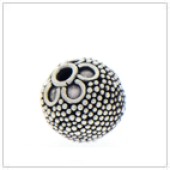 Sterling Silver Bali Round Beads - BR1129