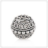 Sterling Silver Bali Round Beads - BR1131