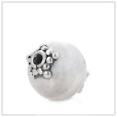 Sterling Silver Bali Round Beads - BR1140