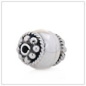 Sterling Silver Bali Round Beads - BR1141