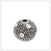 Sterling Silver Bali Round Beads - BR1149