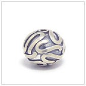 Sterling Silver Bali Round Beads - BR1151