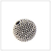 Sterling Silver Bali Round Beads - BR1153