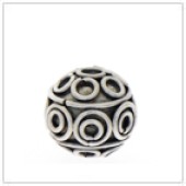 Sterling Silver Bali Round Beads - BR1155