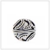 Sterling Silver Bali Round Beads - BR1158