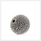 Sterling Silver Bali Round Beads - BR1164