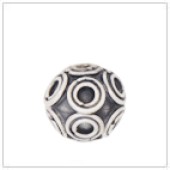 Sterling Silver Bali Round Beads - BR1178