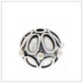 Sterling Silver Bali Round Beads - BR1179