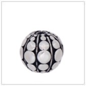 Sterling Silver Bali Round Beads - BR1193