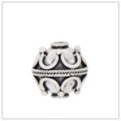 Sterling Silver Bali Round Beads - BR1194