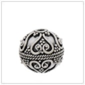 Sterling Silver Bali Round Beads - BR1901L