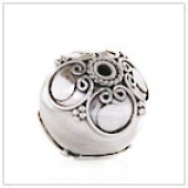 Sterling Silver Bali Round Beads - BR1914