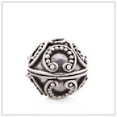 Sterling Silver Bali Round Beads - BR1927