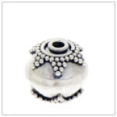 Sterling Silver Bali Round Beads - BR1928